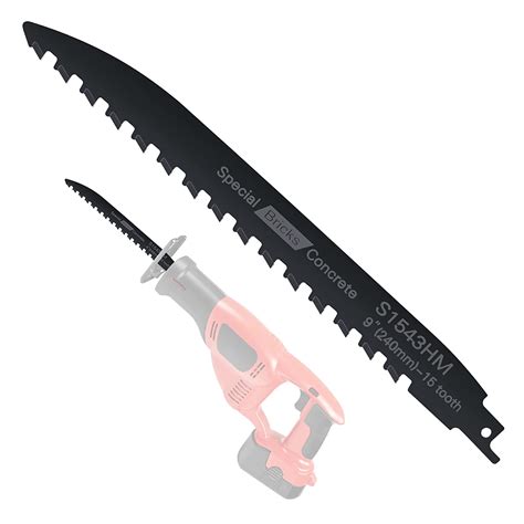 This specific model, the 20487B818R, comes in a pack of 25 blades that are 8 inches in length and have 18 teeth per inch. . Concrete sawzall blades